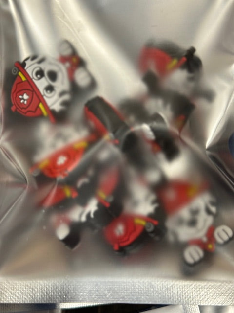 10 Pack Focal Beads - PAW PATROL